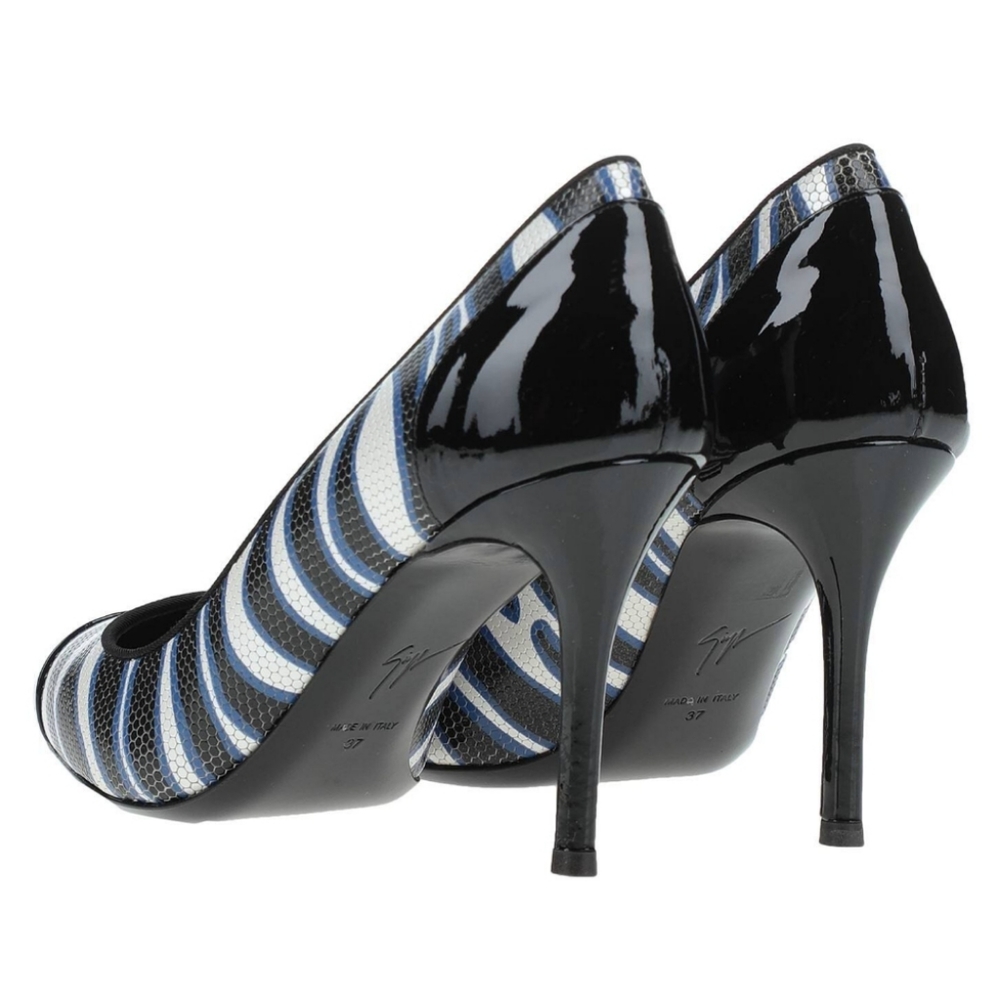 Giuseppe Zanotti Lucrezia 90 Leather High Heel Pumps Size EU 39 Black - Picture 4 of 6